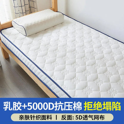 Latexmatratze für Studentenwohnheime, Einzelkissen, 90 x 190 cm, Universitäts-Etagenbettvermietung, spezielles 1,2 m langes Kissen