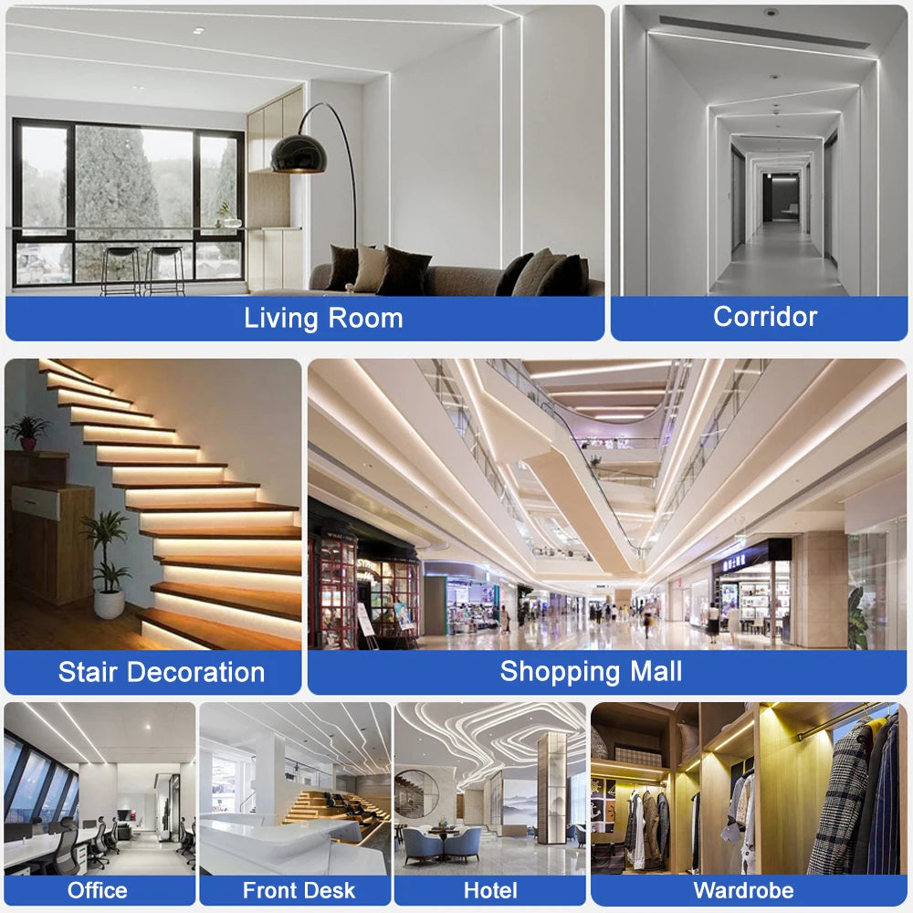 Silicone Neon Tube IP67 Waterproof Flexible Soft Silica Gel Sign 1m 2m 3m 4m 5m For WS2811 WS2812B 5050 2835 COB LED Strip Light.