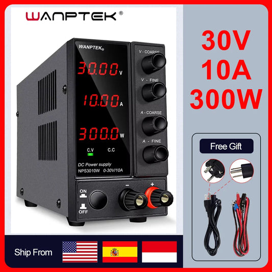 Adjustable DC Power Supply 30V 10A Voltage Regulator LED Digital lab Stabilizer Switching DC Power 60V 5A Bench Source 120V 3A.