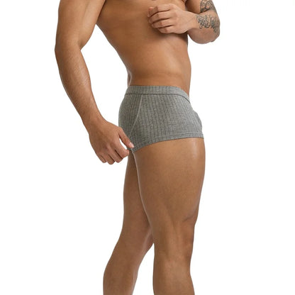 6er-Pack Herren-Unterwäsche, niedrige Leibhöhe, Boxershorts, einlagig, U-konvexer Beutel, Unterhose, atmungsaktive Boxershorts für Herren