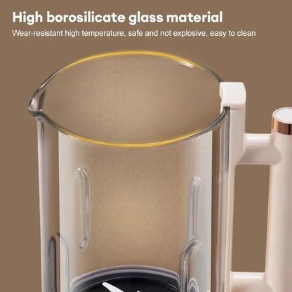 8 in 1 Automatic Soy Machine for Homemade Nut, Oat, Plant Based and Coconut Milks with Timer, Keep Warm & Self-Cleaning Function.