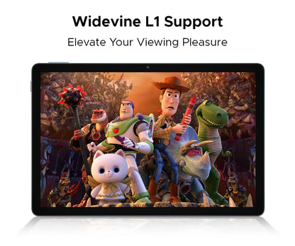 DOOGEE U11 Android 15 Tablet 11 Ultra-clear 90Hz Display 4GB RAM 128GB ROM 8580mAh Battery Dual Speaker Supports Widevine L1