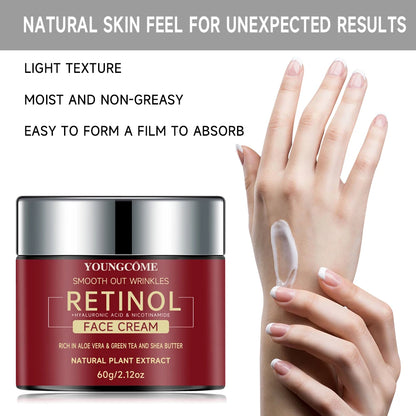 Retinol  Lifting Firming Cream Repairing Moisturizing Nourishing Cream Brightening Skin Facial Cream Anti-Aging Face Skin Care.