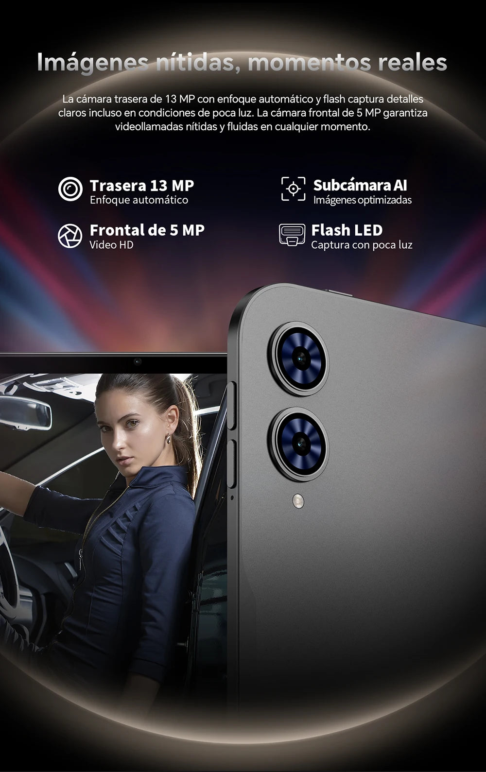 Teclast T65 13.4 inch Android 15 Tablet 1920x1200 120Hz T7280 8-Core Max 20GB RAM(8GB+12GB Expansion) 128GB ROM 4G LTE 8000mAh