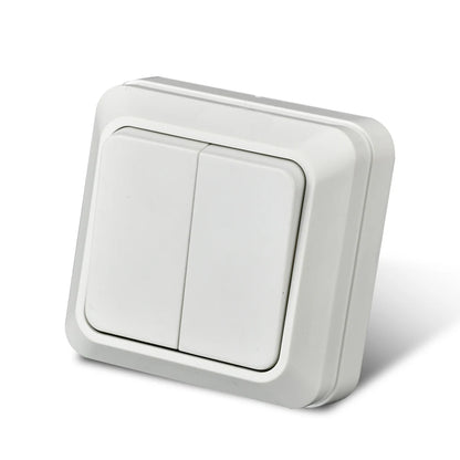 WESA Weiße Wandsteckdose, EU-Standard, Steckdose, Boden, Vintage-Oberfläche, Steckdose, Stecker, flammhemmender Kunststoff.