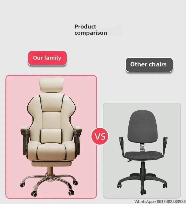 Bequemer Büro-Computerstuhl, universitätsschlafsaal, Schlafzimmer, Wohnzimmer, Spiel, Live-Streaming-Stuhl mit verstellbarer Rückenlehne