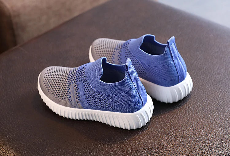 Kids Shoes Multicolor Knitted Toddler Baby Sneakers Casual Slip On Sneakers Children Shoes Kid Girls Boys Sports Shoes.