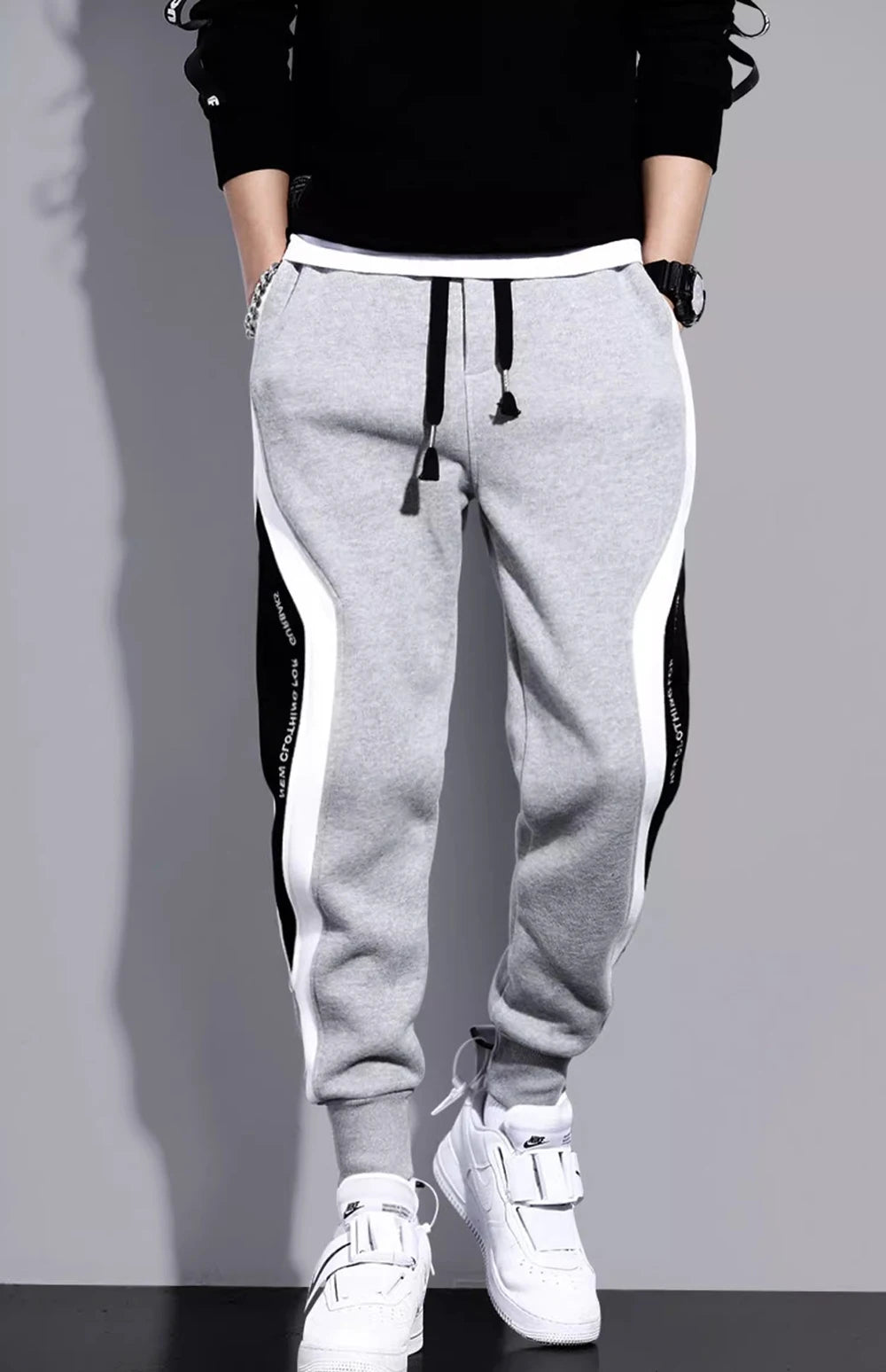 11 Print Men's Sweatpants Patchwork Jogging Pants Male Outfit Loose Trousers Straight Pants New Spring Autumn Fashion Clothes.