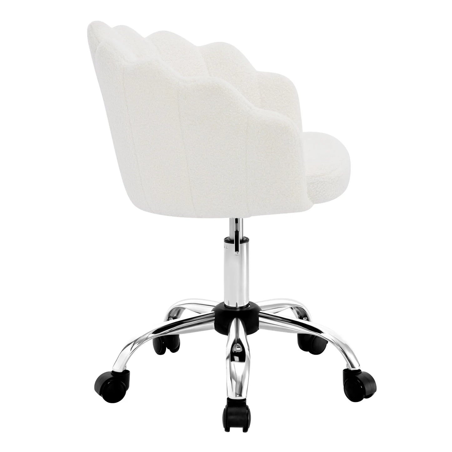 WOLTU Höhenverstellbarer, ergonomischer Schreibtischstuhl, Drehstuhl mit Rollen, Gaming-Schminkstuhl, Lordosenstütze für das Heimbüro