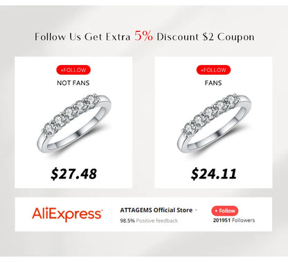 ATTAGEMS DVVS1 Full Moissanite Cuba Chain for Man Women 925 Sterling Silver 18k Gold Plated Hip Hop Tennis Bracelet Fine Jewelry.