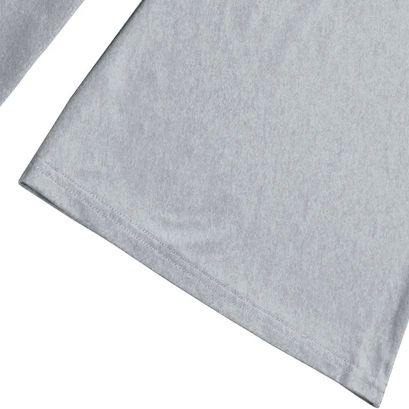 Spring New Women's T-shirt Pants 2 Piece Set Streetwear Fashion Long Sleeves Lace-up Tees Casual Trousers Elegant Slim Clothing.