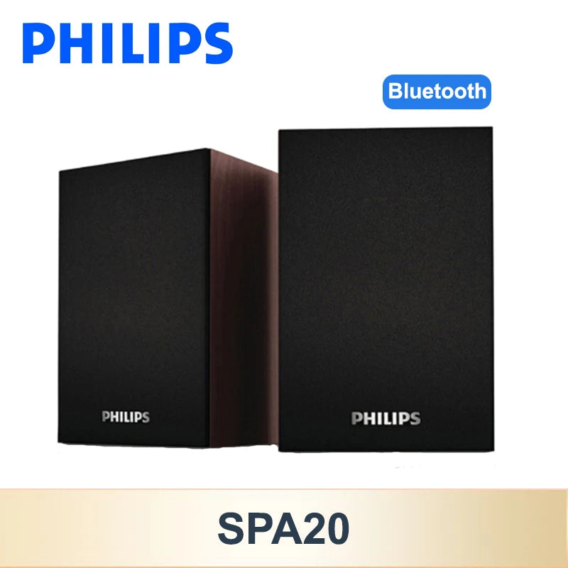 Philips SPA20 Bluetooth Speakers Outdoor Loudspeaker Music Player HiFi Stereo Sound Subwoofer for Computer Desktop Mobile Phone