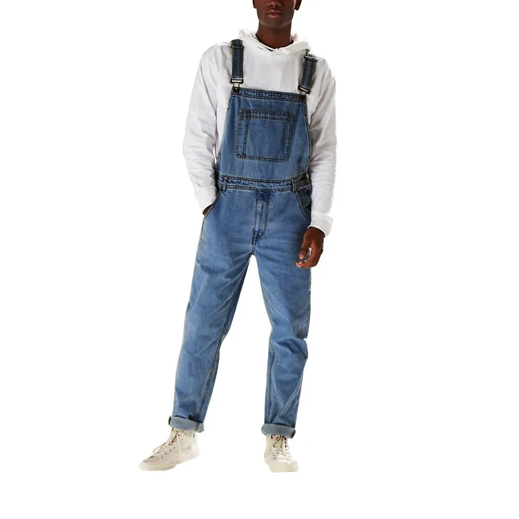 Männer Tasche Jeans Insgesamt Overall Streetwear Insgesamt Hosenträger Hosen Baggy Denim Harajuku Lose Hose Atmungsaktive Lange Hosen.