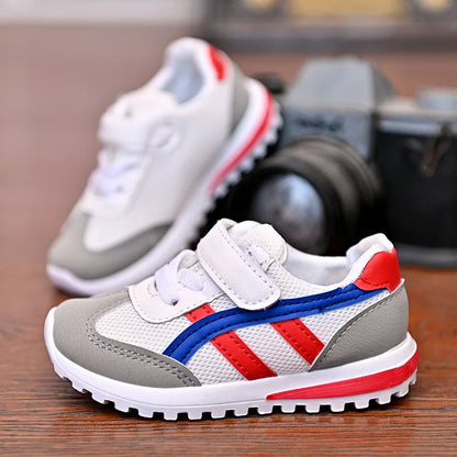 New Four Seasons Children's Sneakers Kids Shoes soft sole non-slip Casual Student Running Shoes Fashion Breathable baby shoe.