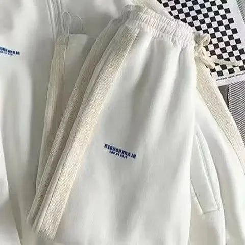 Autumn Sweatshirt Suit High-End Feel Trendy Casual Sports Men's Wear Full Set Matching Trendy Male Outfit.