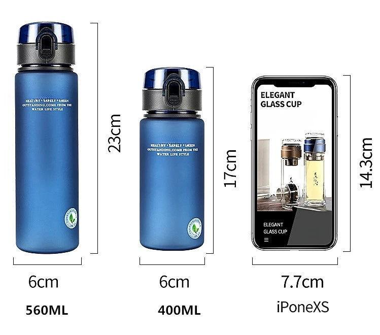 Brand BPA Free Leak Proof Sports Water Bottle High Quality Tour Hiking Portable My Favorite Drink Bottles 400ml 560ml.