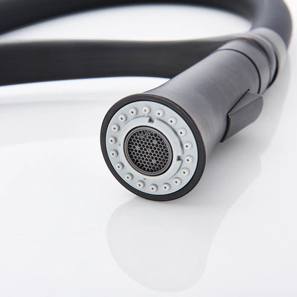 Matte Black  Kitchen Sink Faucet Pull Down Swivel Spout Kitchen Sink Tap Deck Mounted Bathroom Hot and Cold Water Mixers