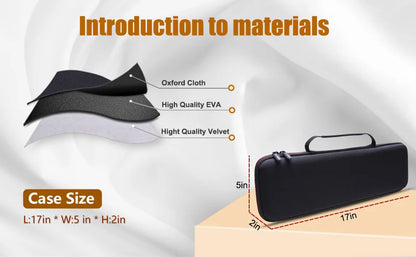 LTGEM EVA Hard Case for Apple Magic Keyboard with Numeric Keypad Carrying Storage Bag.