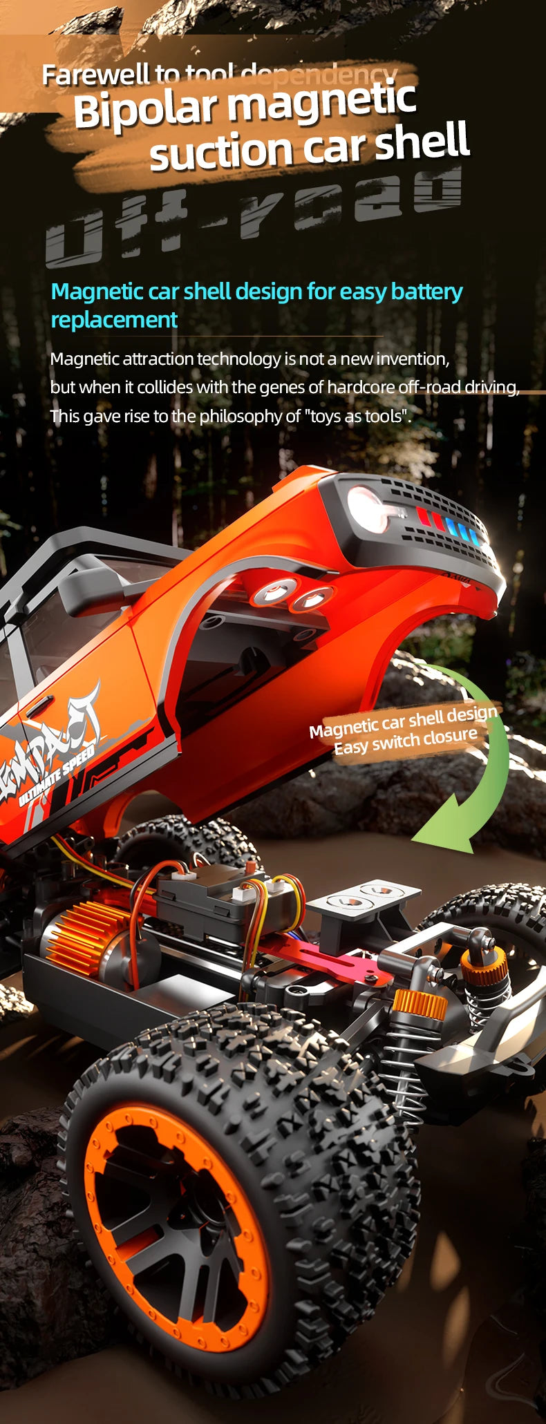 ZLL SG201 MAX 1:20 High Speed Drift Racing Car 70KM/H Brushless Motor 4WD RC Off Road Car Monster Trucks Toys For Kids Gifts.