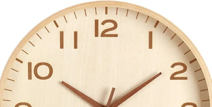 Wanduhr Wohnzimmer Zuhause Wandbehang Massivholz moderne einfache Uhr mittelalterliche Uhr Log Schlafzimmer Dekoration