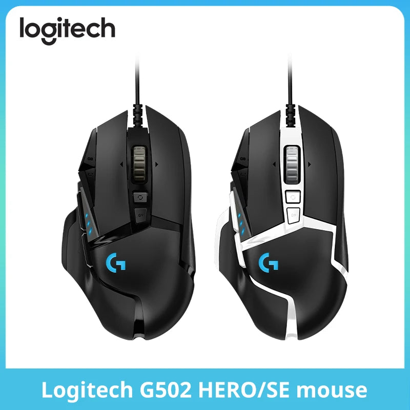 Logitech G502hero Master Wired Gaming Mouse 502 Esports Machinery Eat Chicken Macro CS Programming Peripheral.
