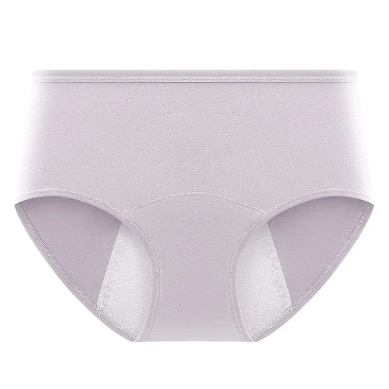 L-8XL Plus Size Leak Proof Menstrual Panties for Women Cotton Underwear with Waterproof and Breathable Design for Periods