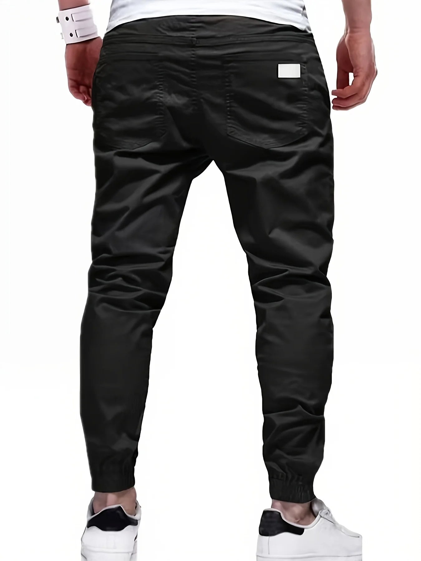 2025New Men's Casual Sports Pants Sweatpants Male Jogger Cargo Harem Pencil Pants Trousers Multi-pocket Sweatwear.