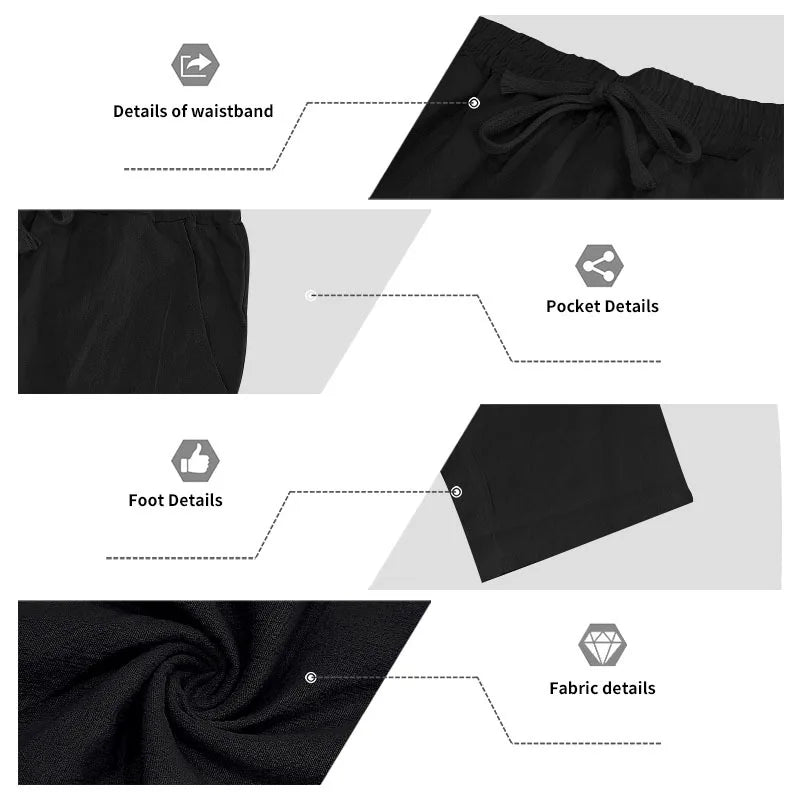 Cross-border Autumn Linen Men's Casual Suit Loose Hooded Henley Shirt Long Sleeve Pants Suit