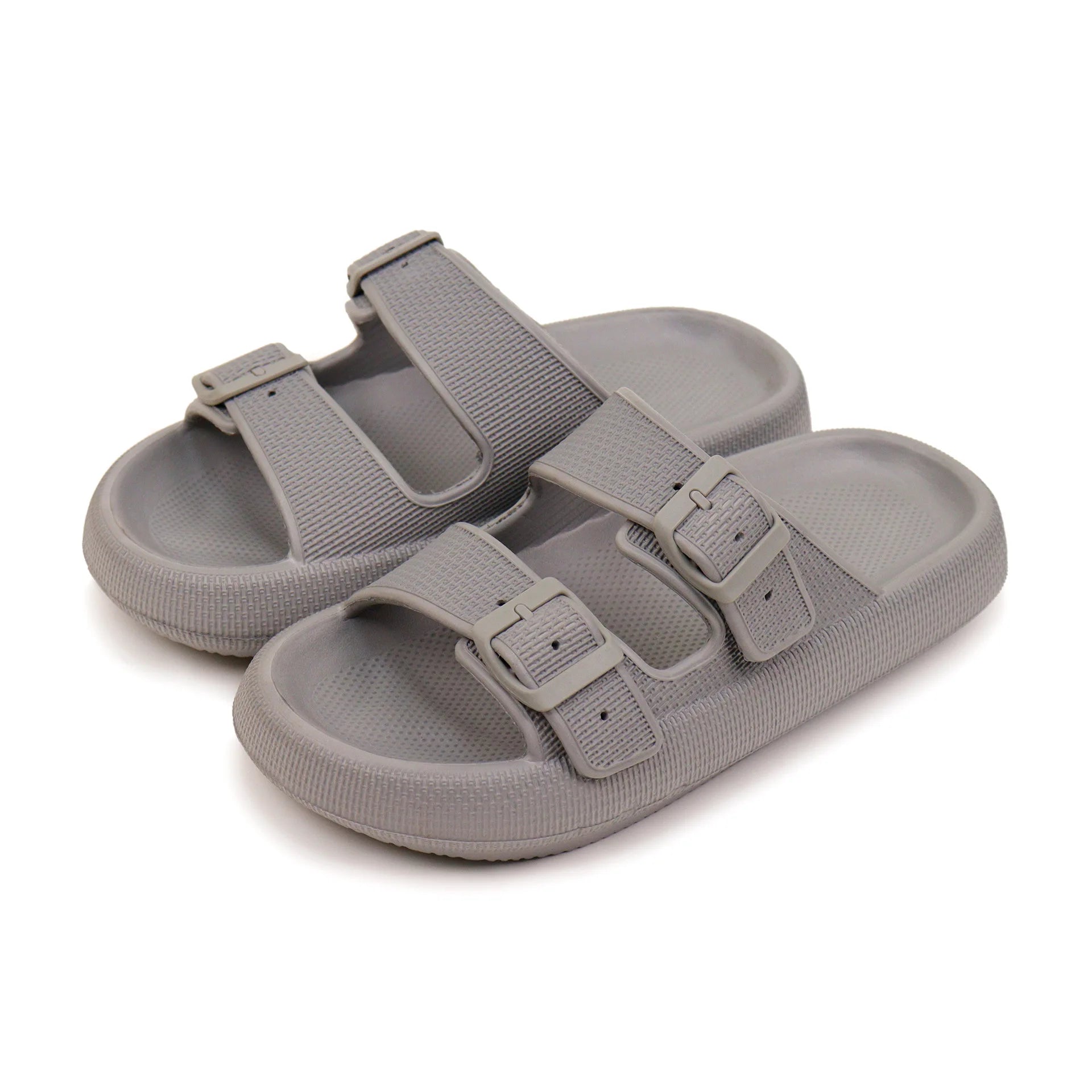 Asgard Summer Platform Sandals For Women Fashion Soft Cloud Beach Slippers With Double Buckle 2025 New Comfort EVA Flat Slides.