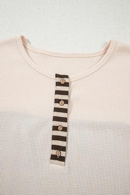 GIBSIE Plus Größe Taste Vorne Oansatz Plaid Sweatshirt Frauen Herbst 2025, Neue Tropfen Lange Hülse Lose Beiläufige Pullover Tops.