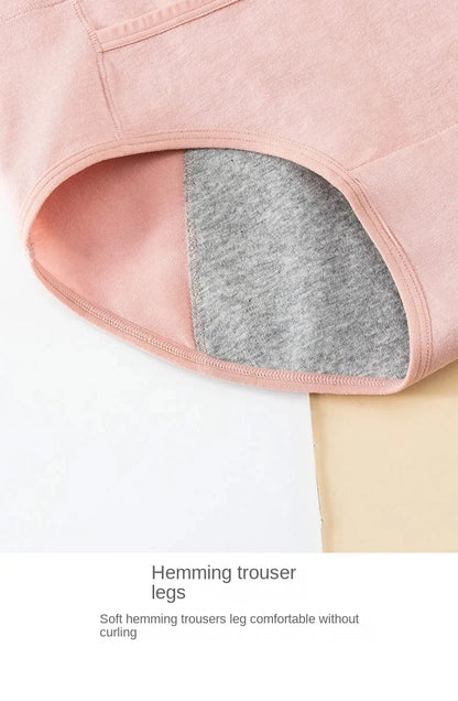 Cotton Menstrual Panties Leak Proof Breathable Cartoon cat Panties Woman Women Girls Physiological Pants Women's Intimates M-XL.