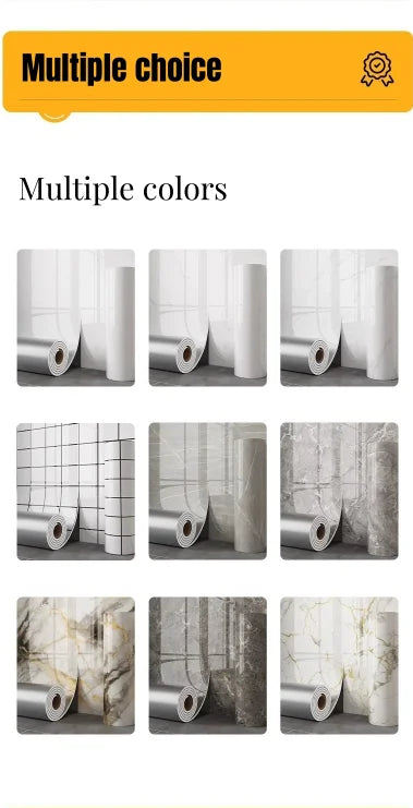 1 roll 40cm thick foam marble wallpaper waterproof and antifouling wall sticker self-adhesive wallpaper bedroom decoration