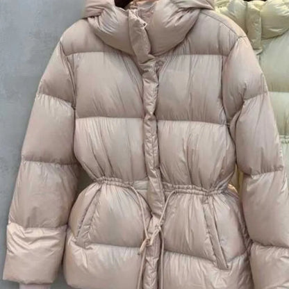 Winter-Design, Gefühl der Taille, Cinching, schlankmachende Baumwolljacke für Damen, neu in modischer, einfacher, dicker, warmer Baumwolljacke