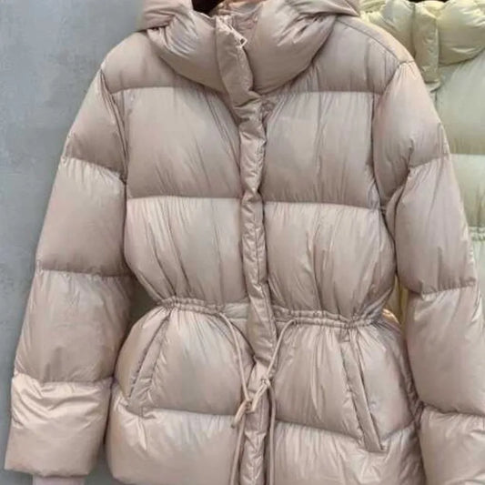 Winter-Design, Gefühl der Taille, Cinching, schlankmachende Baumwolljacke für Damen, neu in modischer, einfacher, dicker, warmer Baumwolljacke