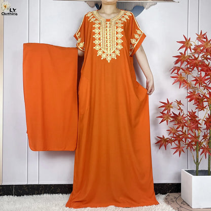 Neue Sommer-Kaftan-Abaya 2023, afrikanische Kleider für Frauen, traditionelle Kleidung, Islam-Gebetskleidung, Türkei, muslimische lose Robe, Ramadan