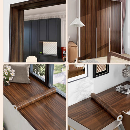 Holzmaserung DIY Aufkleber PVC selbstklebende wasserdichte Tapeten Renovierung Möbel Wandaufkleber Home Decor klebrige Papieraufkleber