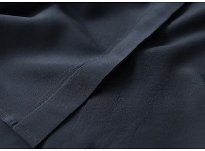 SuyaDream Damen-Seidenhemden, 100 % echte Seide, solide, langärmelige, schicke Blusen mit Knöpfen, 2025, Frühling, Sommer, Büro-Dame-Top, Weiß