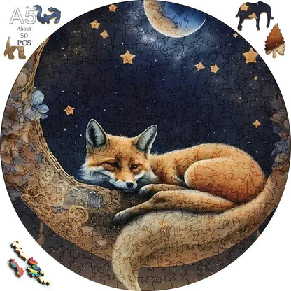 Cat Exclusive Design Intelligent Jigsaws Animal Puzzle Wood Irregular Elephant  Animal Wooden Puzzle for Adult Kids