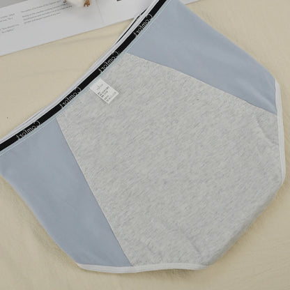 1Pack Women's Period Underwear Mid Waist Anti-Leakage Cotton Panties Comfortable Menstrual Briefs for Teens Ladies Intimates.