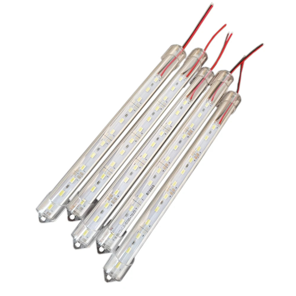5Pcs/lot 20CM/30CM/50CM SMD 5630 12V LED Kitchen Under Cabinet Strip Lights Rigid Hard Bars Closet Tube Lamp.