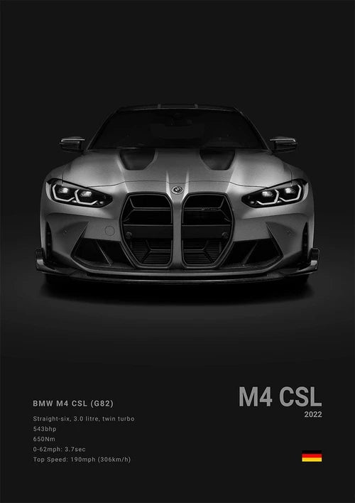 Black Background Sports Cars Poster and Prints F87 M3 M4 G90 E46 Luxury Car Canvas Painting Wall Art Pictures Room Office.