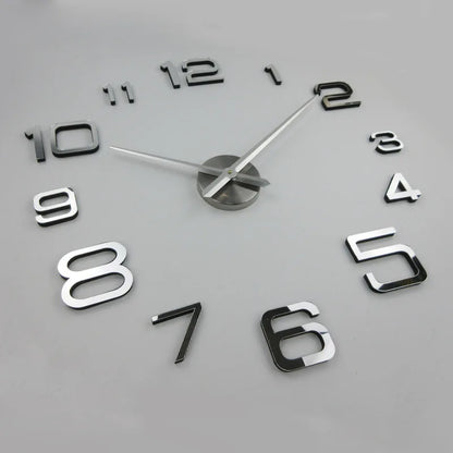 2022 moderne Design Große Wanduhr 3D DIY Quarz Uhren Mode Uhren Acryl Spiegel Aufkleber Wohnzimmer Wohnkultur Horloge