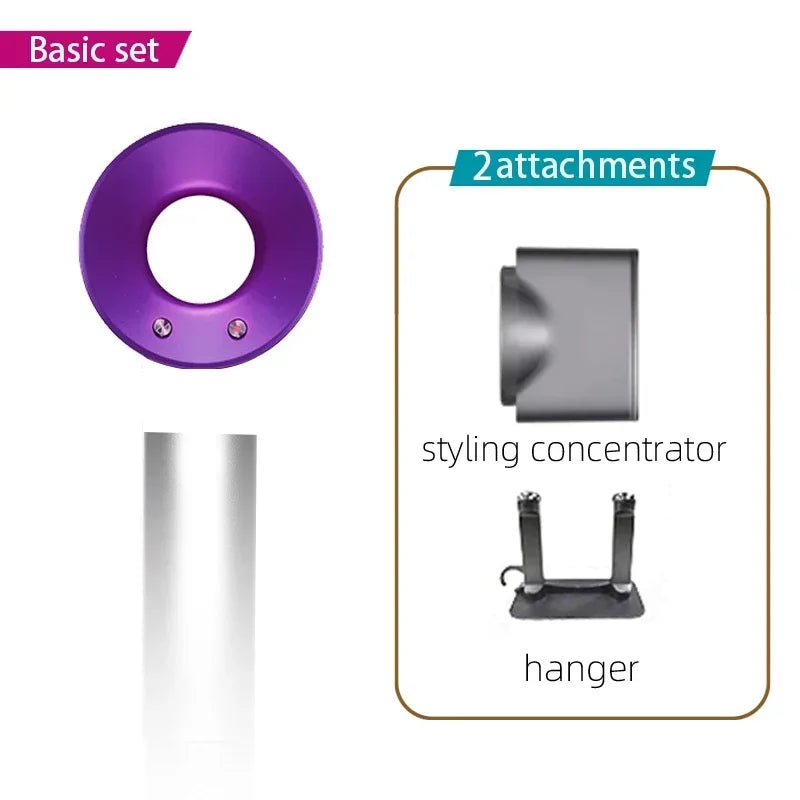 High Speed Bladeless Hair Dryer Negative Ion Fast Drying Home Powerful Hair Dryer Styling Tools 1600W High Speed Hair Dryer.