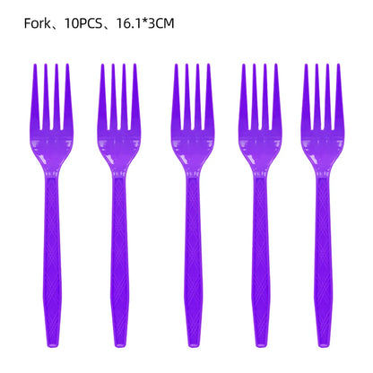 Kpop Demon Hunter Geburtstag Party Dekoration Geschirr Thema für Mädchen Event liefert Kuchen Topper Candy Box Teller Tassen Servietten