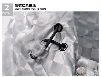 Supzoom New Arrival Casual Mens Winter Trendy Hooded Bread Couple Bright Face Starry Thickened Coat Cotton-padded Jackets.