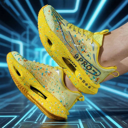 New Soft Sole Cushioning Men's Running Shoes for Women High-quality Road Jogging Shoes Light Comfy Sneakers Reflective Night Run