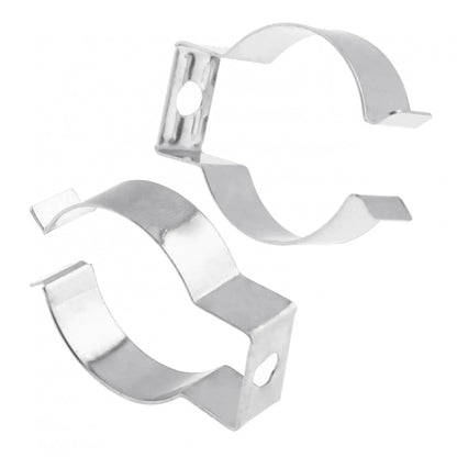 50pcs T8 U Clips Holder Bracket for LED Light Bulbs Fluorescent Tube Pipe Clamps Factory Fluorescent Lamps.