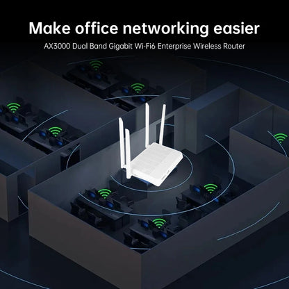 FENVI AX3000 WiFi 6 Mesh WIFI Gigabit Router 2.4G/5GHz Dual-Band 802.11AX Wireless Signal Amplifier WiFi Repeater WPA3 5G Router.
