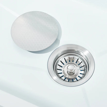 Multifunktionaler digitaler fliegender Regenhahn, weiß, doppelter Wasserfall, Edelstahl-Waschbecken, Küchenspüle, geprägt, großer Einzelschlitz