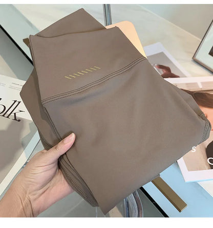 Cross over Nylon Yoga Pants Women High Waist Gym Sport Leggings Stretchy Workout Fitness Tights Running Squat Proof Dry Fit.